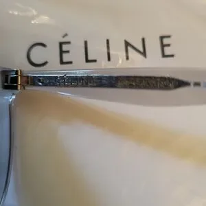 NWT CELINE SUNGLASSES Women Aviator Acetate Grey Clear CL41435/S RDNZ3 61/14 145 Celine | Accessories | Nwt Celine Sunglasses Women Aviator  main image 3